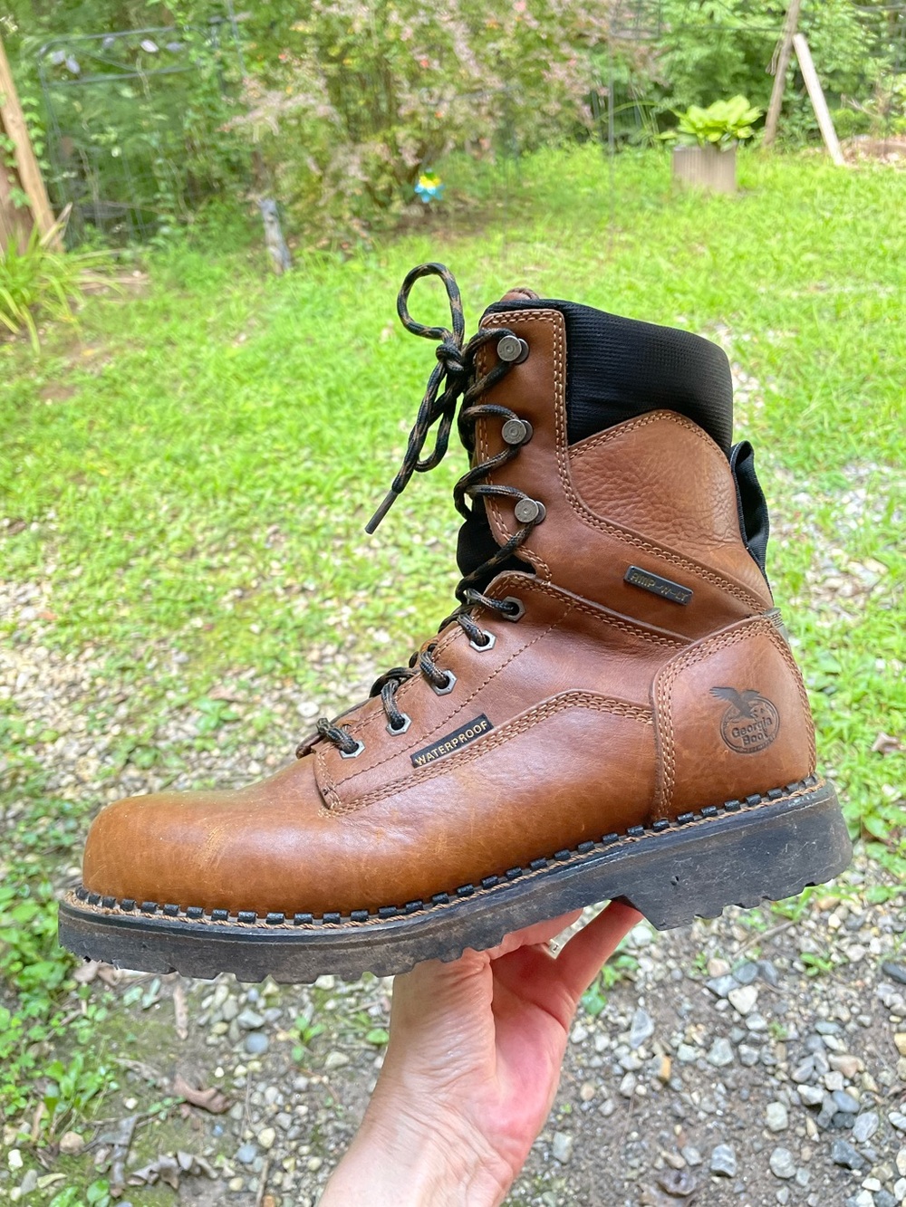 Georgia Giant Revamp waterproof work boots Size 9.5 Men’s